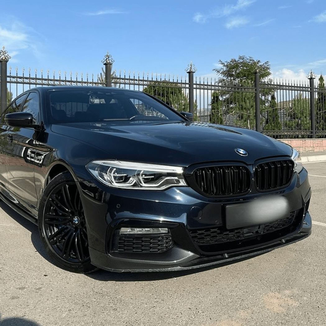 BMW 5 SERIES G30/G31 (M SPORT) CARBON FIBER FRONT SPLITTER (2017 - 2020) - AutoTailor