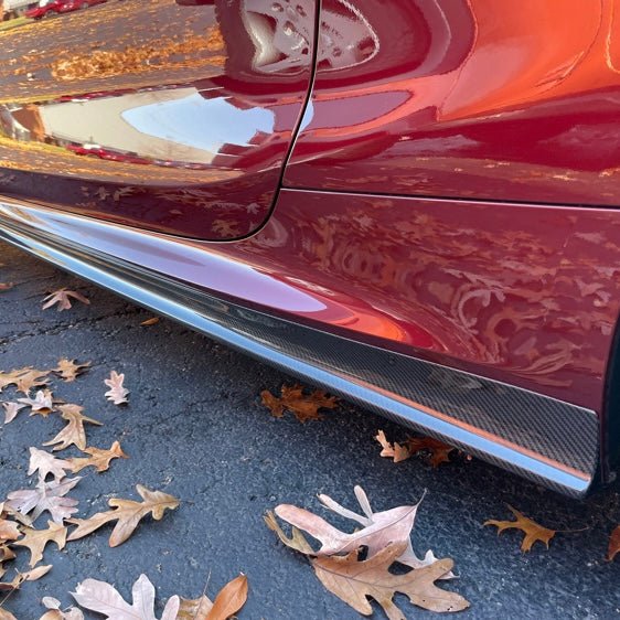 BMW 8 SERIES G14/G15 CARBON FIBER SIDE SKIRTS (2018+) - AutoTailor