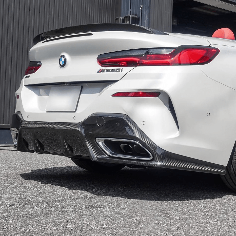 BMW 8 SERIES G14/G15 PRE - PREG CARBON FIBER REAR DIFFUSER (2018+) - AutoTailor