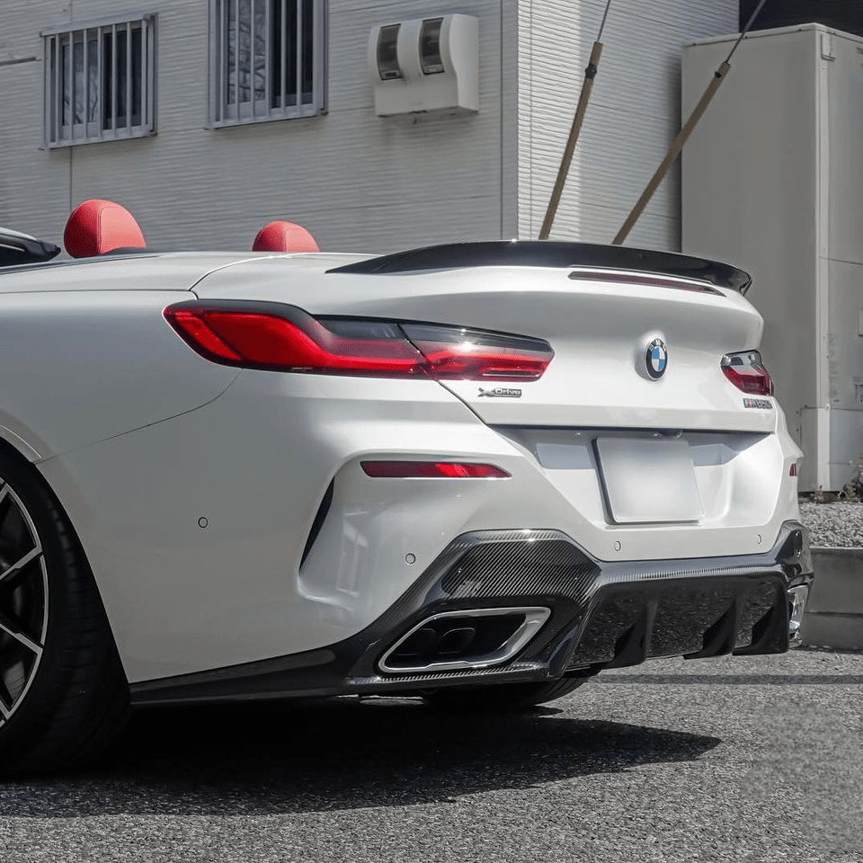 BMW 8 SERIES G14/G15 PRE - PREG CARBON FIBER REAR DIFFUSER (2018+) - AutoTailor