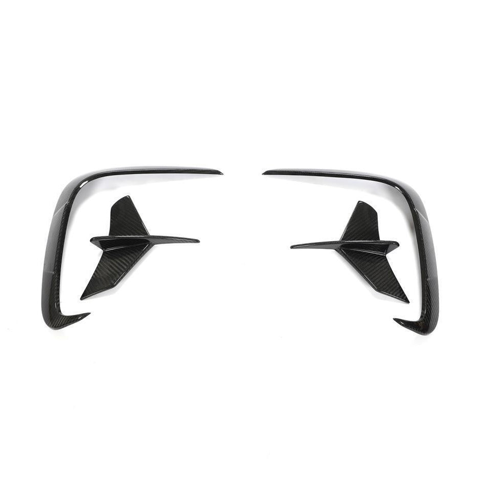 BMW 8 SERIES G14/G15/G16 (M SPORT) PRE - PREG CARBON FIBER REAR BUMPER TRIM (2018+) - AutoTailor