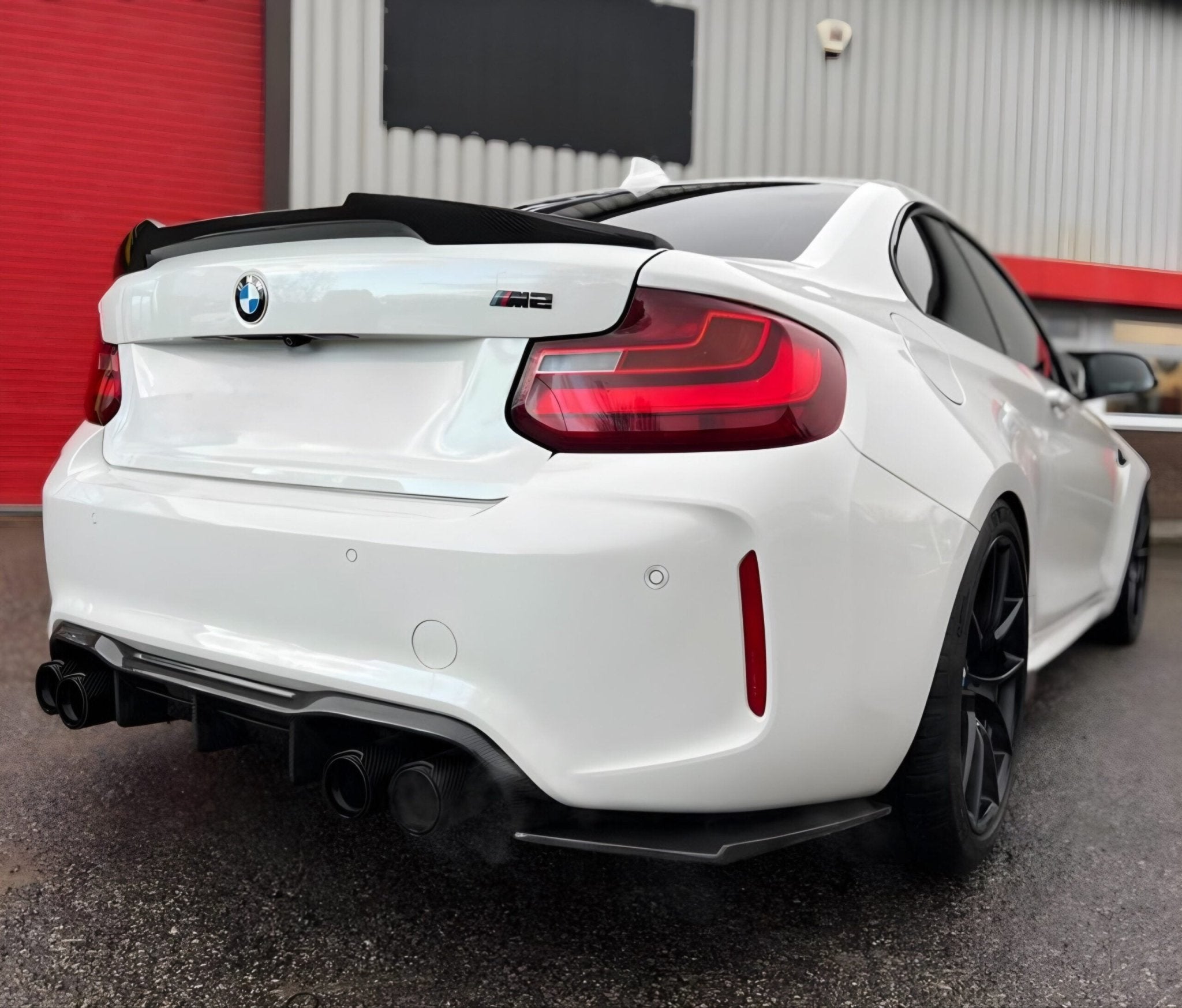 BMW M2 / M2C F87 / 2 SERIES F22 CARBON FIBER REAR SPOILER LIP (2014 - 2021) - AutoTailor