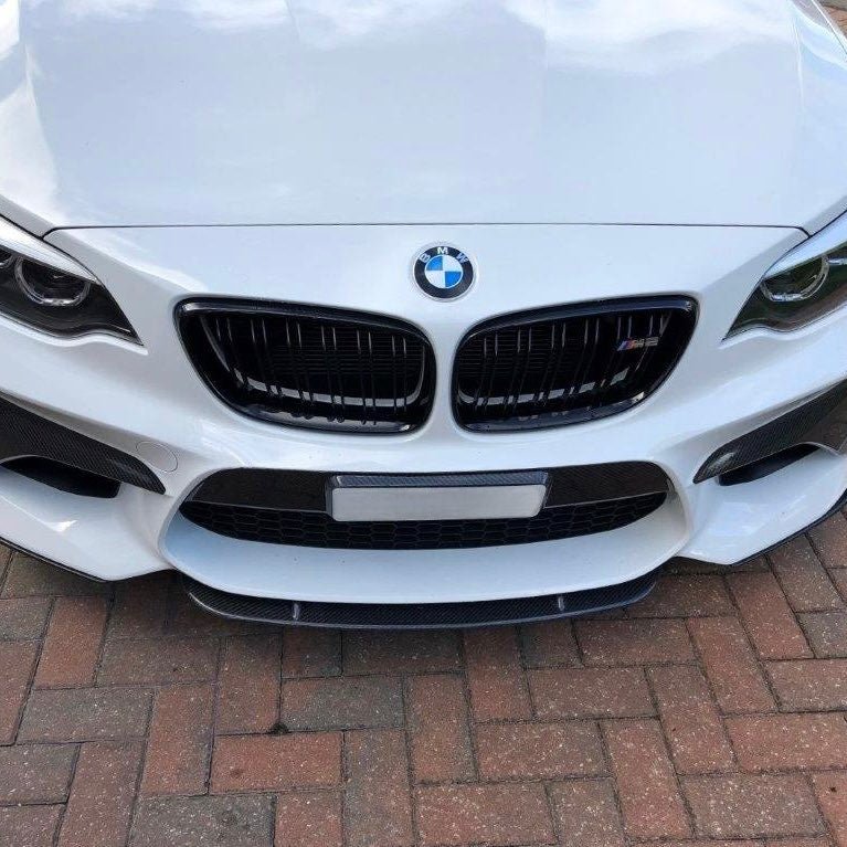 BMW M2 / M2C F87 CARBON FIBER MIDDLE FRONT SPLITTER (2016 - 2021) - AutoTailor