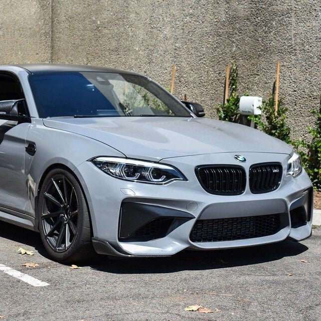 BMW M2 / M2C F87 CARBON FIBER SIDE FRONT SPLITTERS (2016 - 2021) - AutoTailor