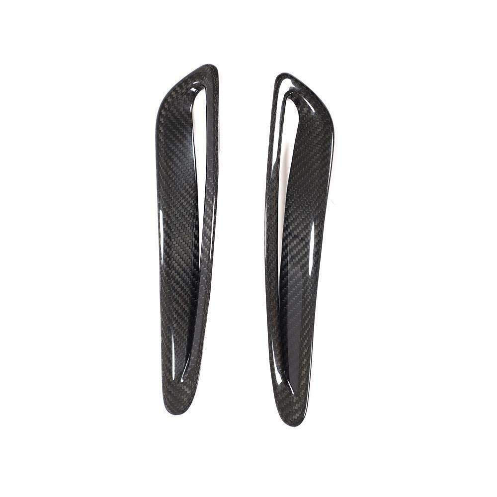 TOYOTA GR SUPRA A90 PRE - PREG CARBON FIBRE BONNET VENT TRIM COVERS (2019+) - AutoTailor