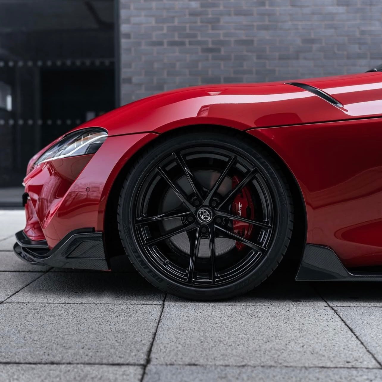 TOYOTA GR SUPRA A90 PRE - PREG CARBON FIBRE FRONT SPLITTER (2019+) - AutoTailor