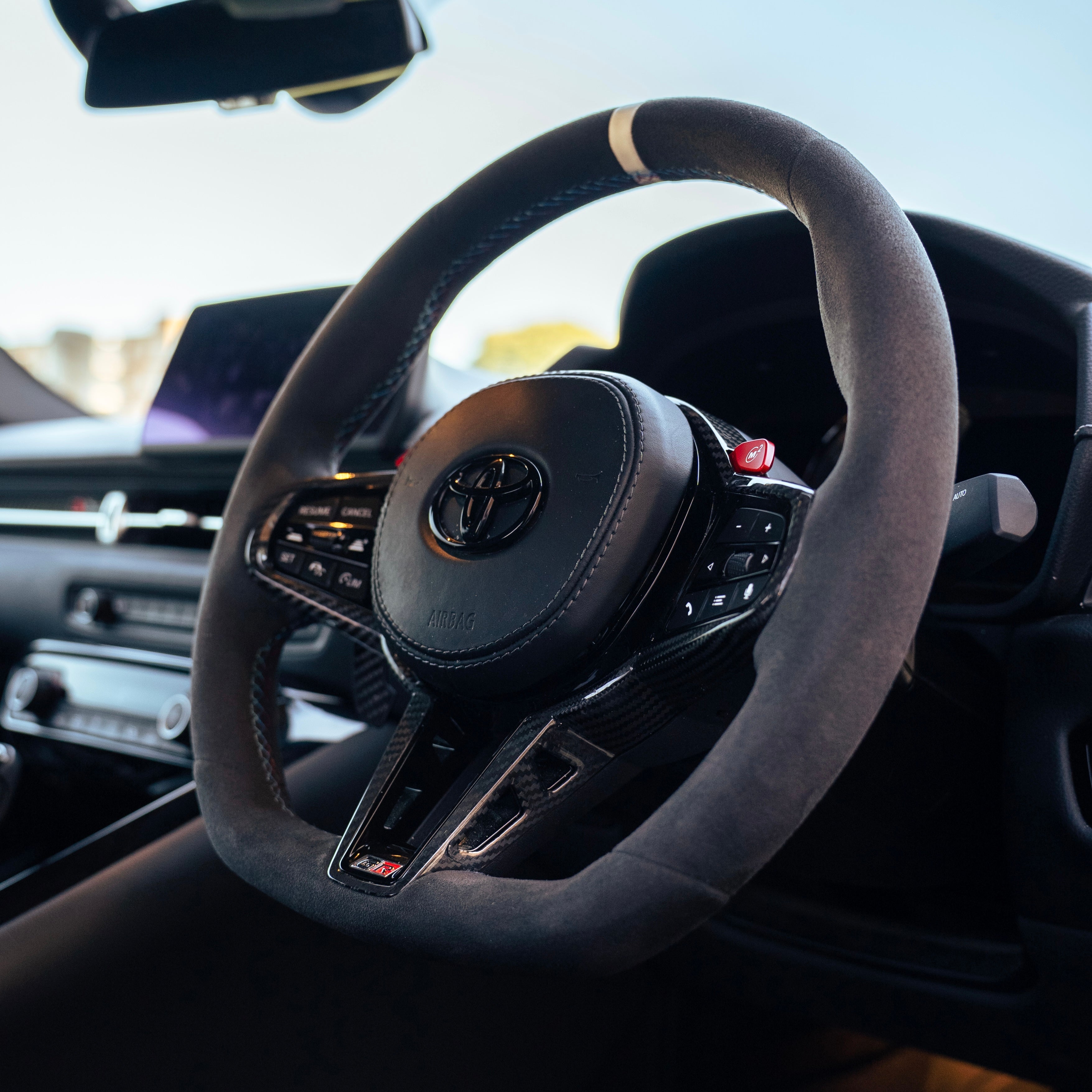 TOYOTA GR SUPRA A90 BMW G8X CS STEERING WHEEL (2019+)