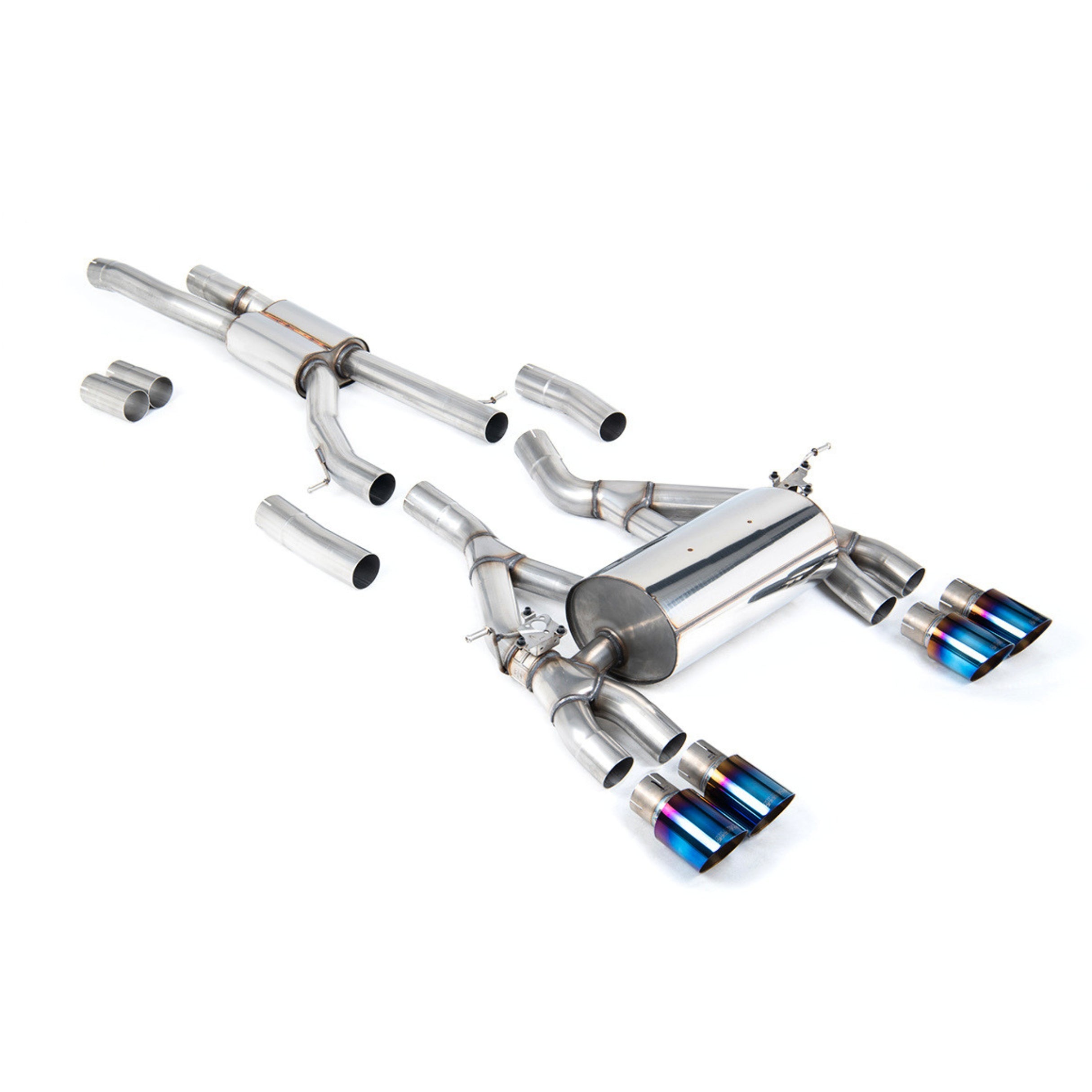 MILLTEK SPORT CAT-BACK EXHAUST SYSTEM - BMW M3 F80 & M4 F82 (NON GPF 2014-2018)