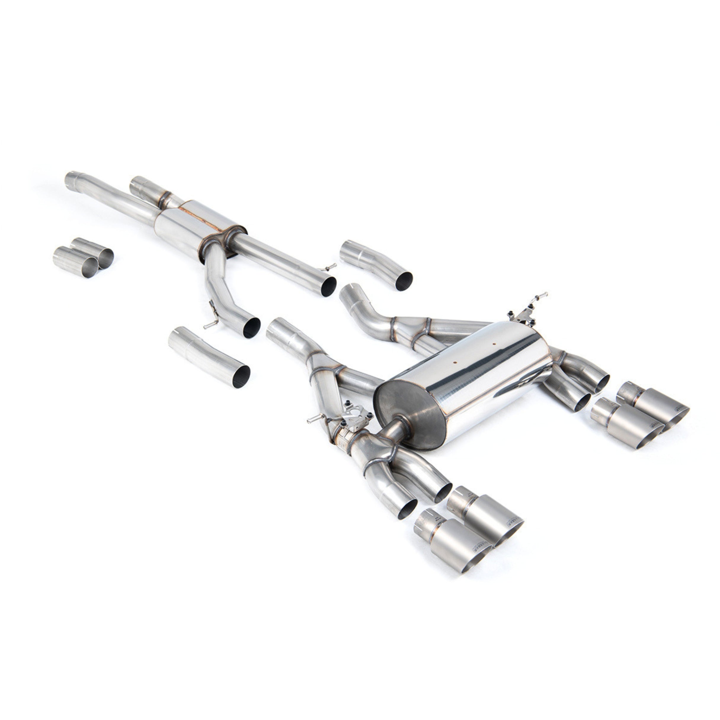 MILLTEK SPORT CAT-BACK EXHAUST SYSTEM - BMW M3 F80 & M4 F82 (NON GPF 2014-2018)