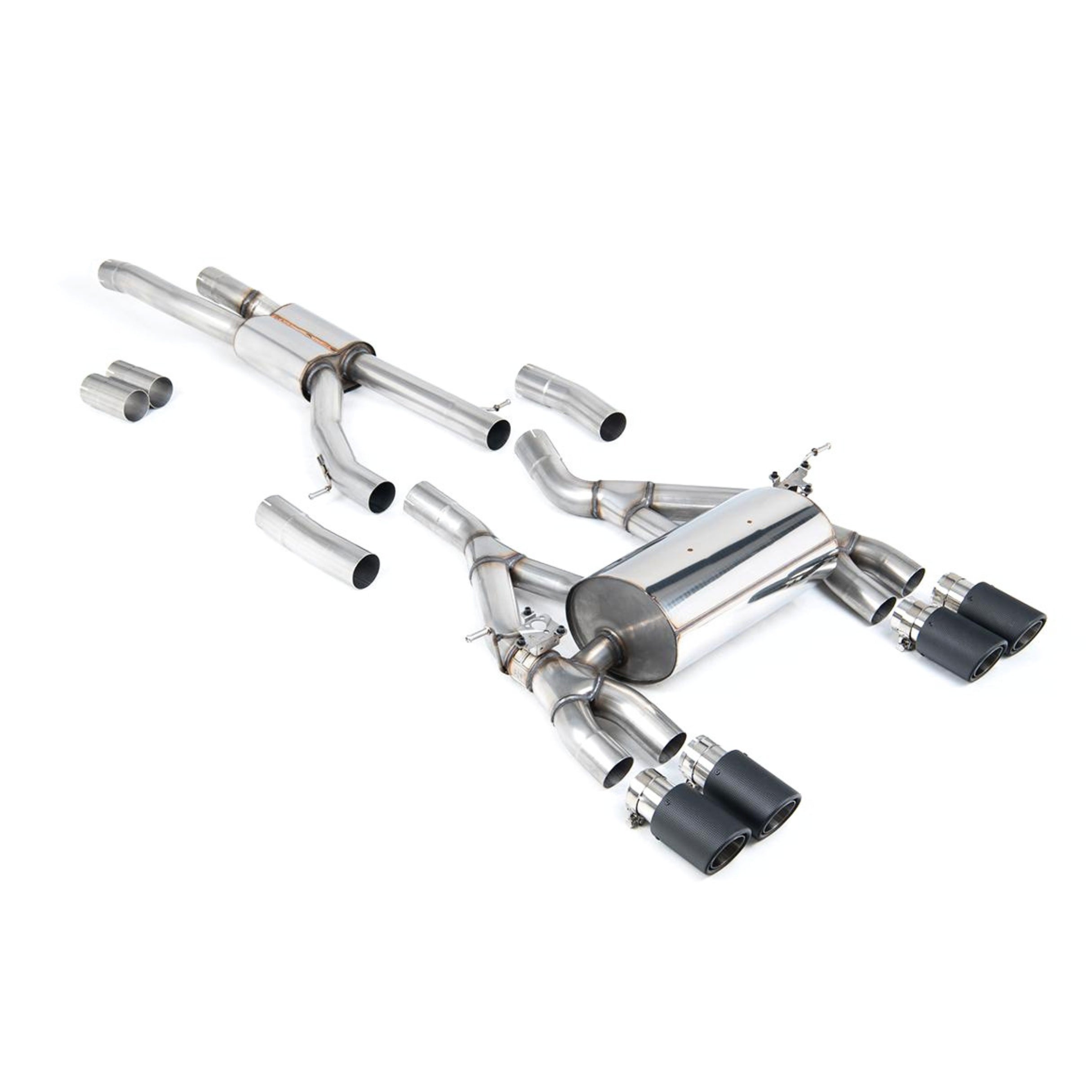 MILLTEK SPORT CAT-BACK EXHAUST SYSTEM - BMW M3 F80 & M4 F82 (NON GPF 2014-2018)