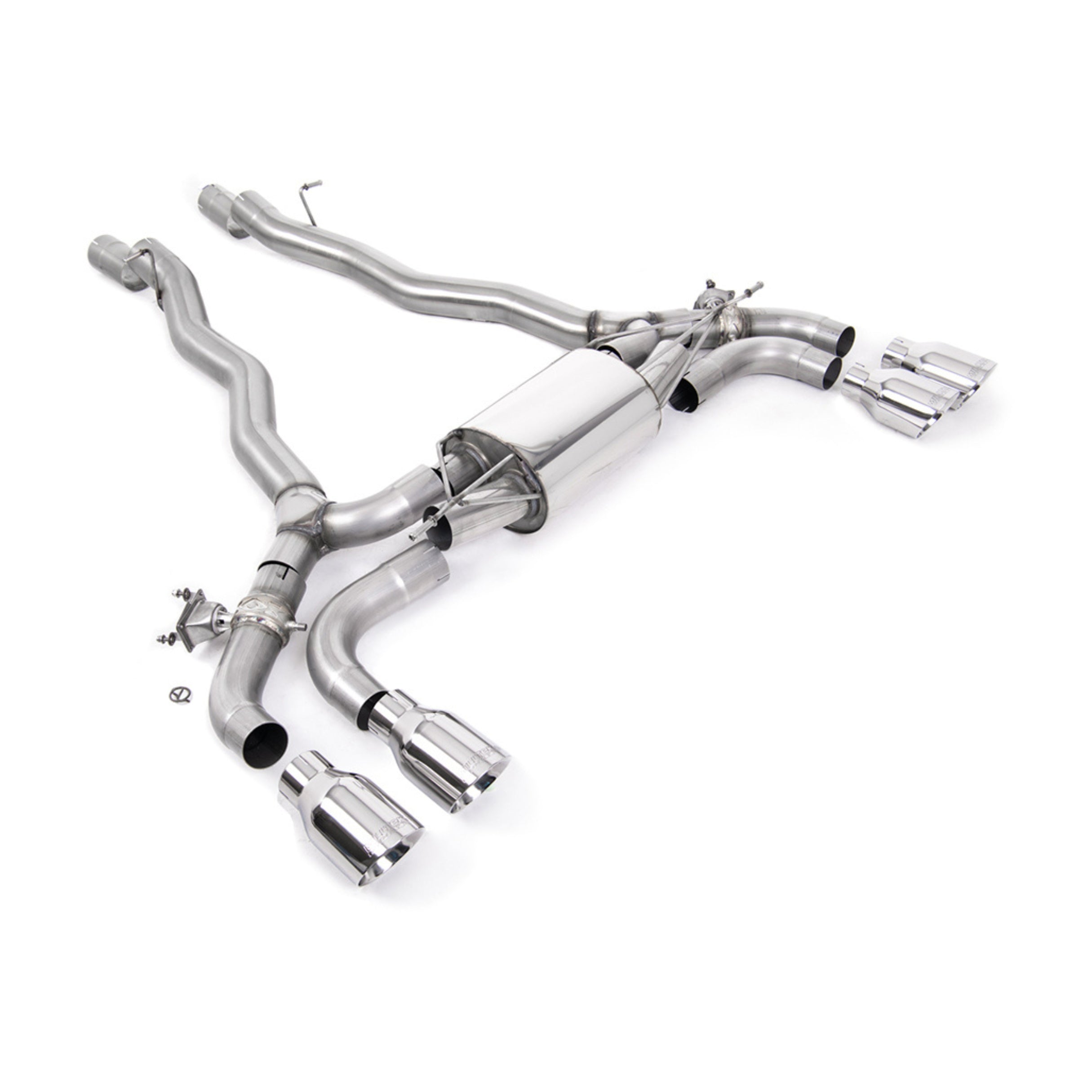 MILLTEK SPORT AXLE-BACK EXHAUST SYSTEM - BMW M5 F90