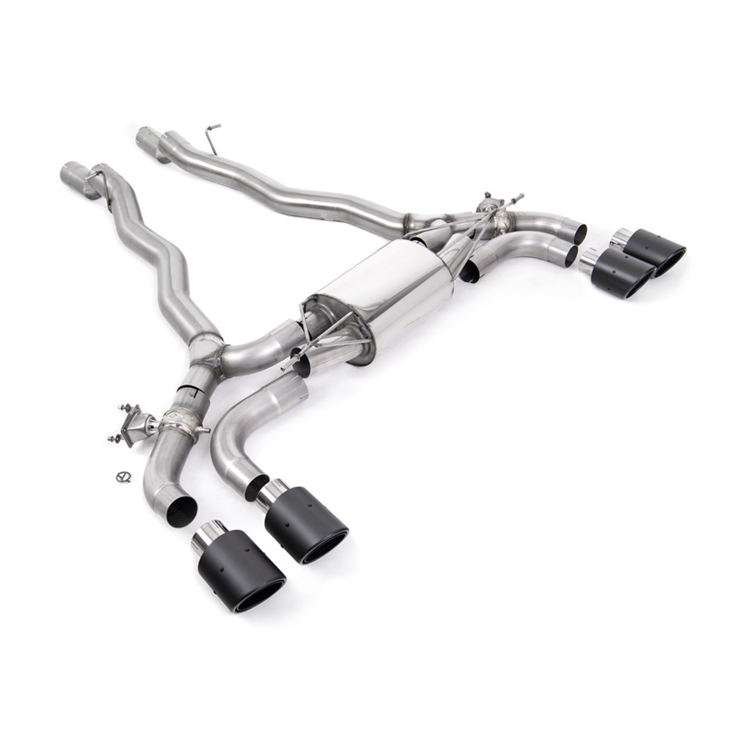 MILLTEK SPORT AXLE-BACK EXHAUST SYSTEM - BMW M5 F90