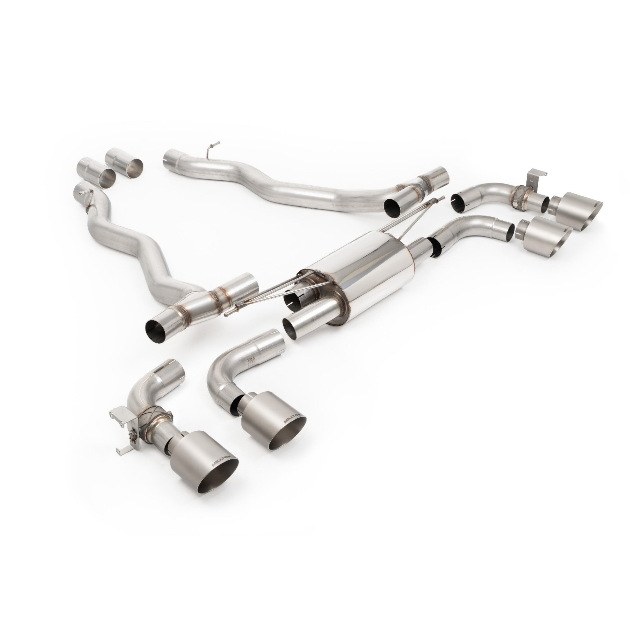 MILLTEK SPORT AXLE-BACK EXHAUST SYSTEM - BMW M5 G90/G99