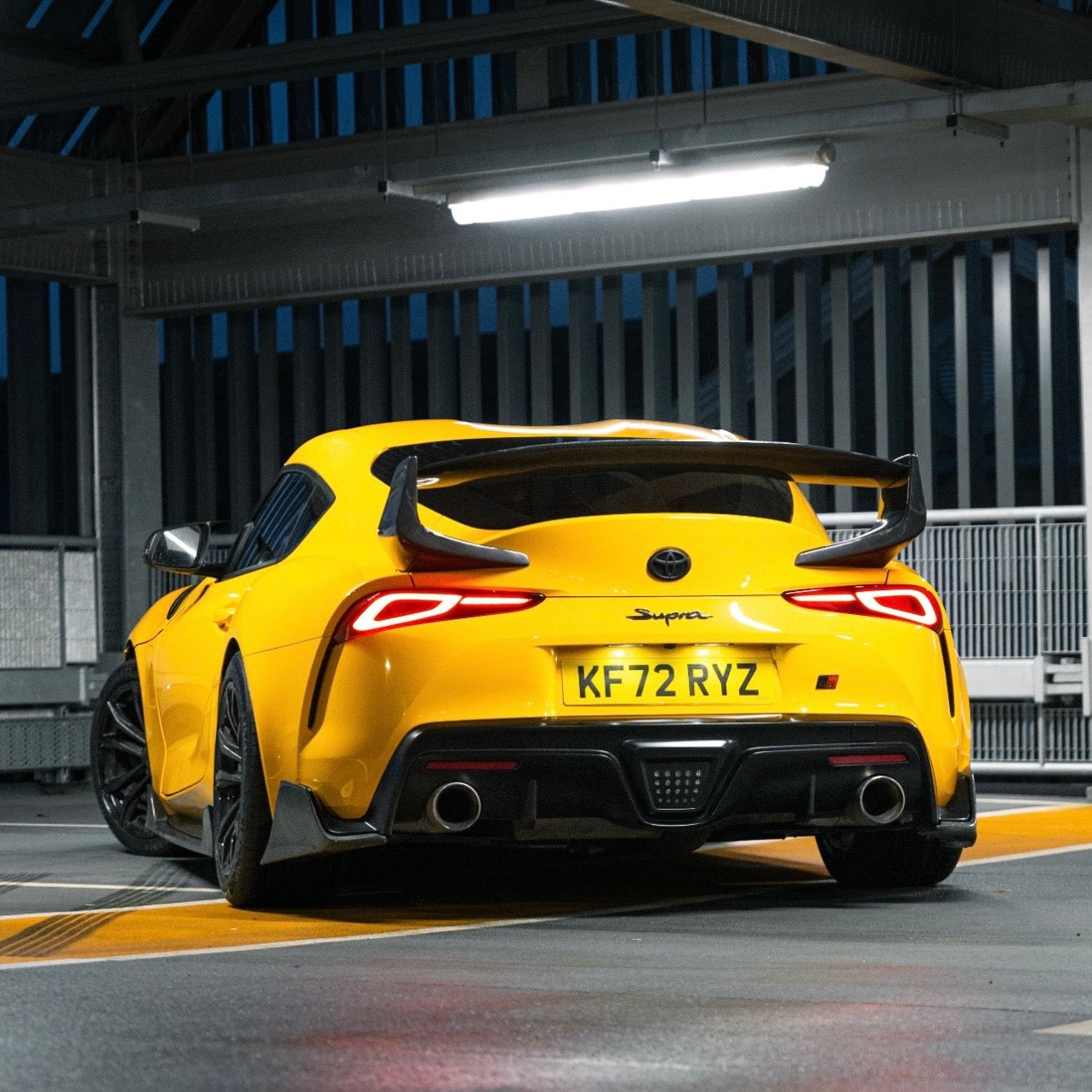 TOYOTA GR SUPRA A90 CARBON FIBRE STREET HUNTER SPOILER (2019+)