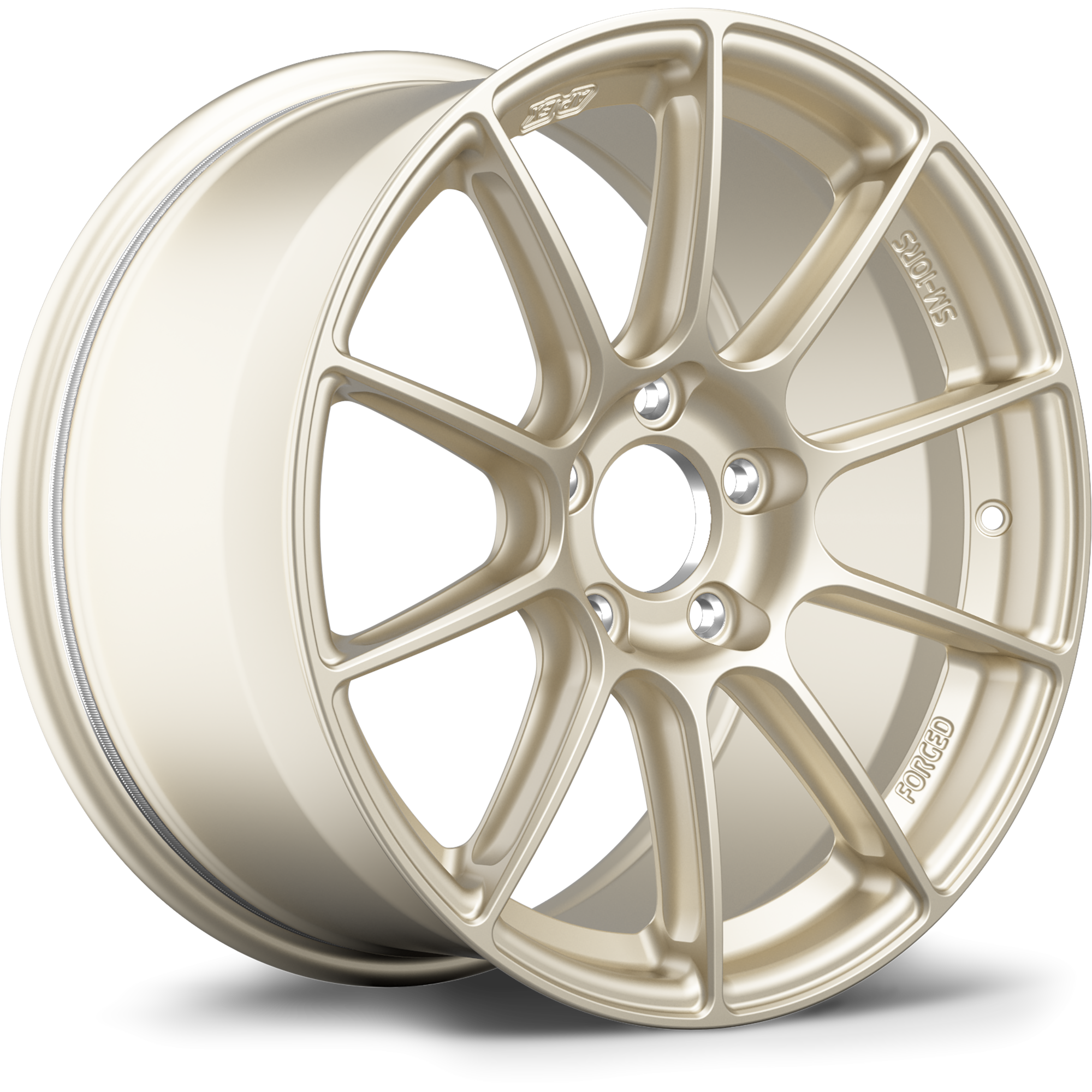 Apex SM-10RS Forged Alloy Wheel 17x9 ET61 5x114.3 Motorsport Gold 70.1mm CB