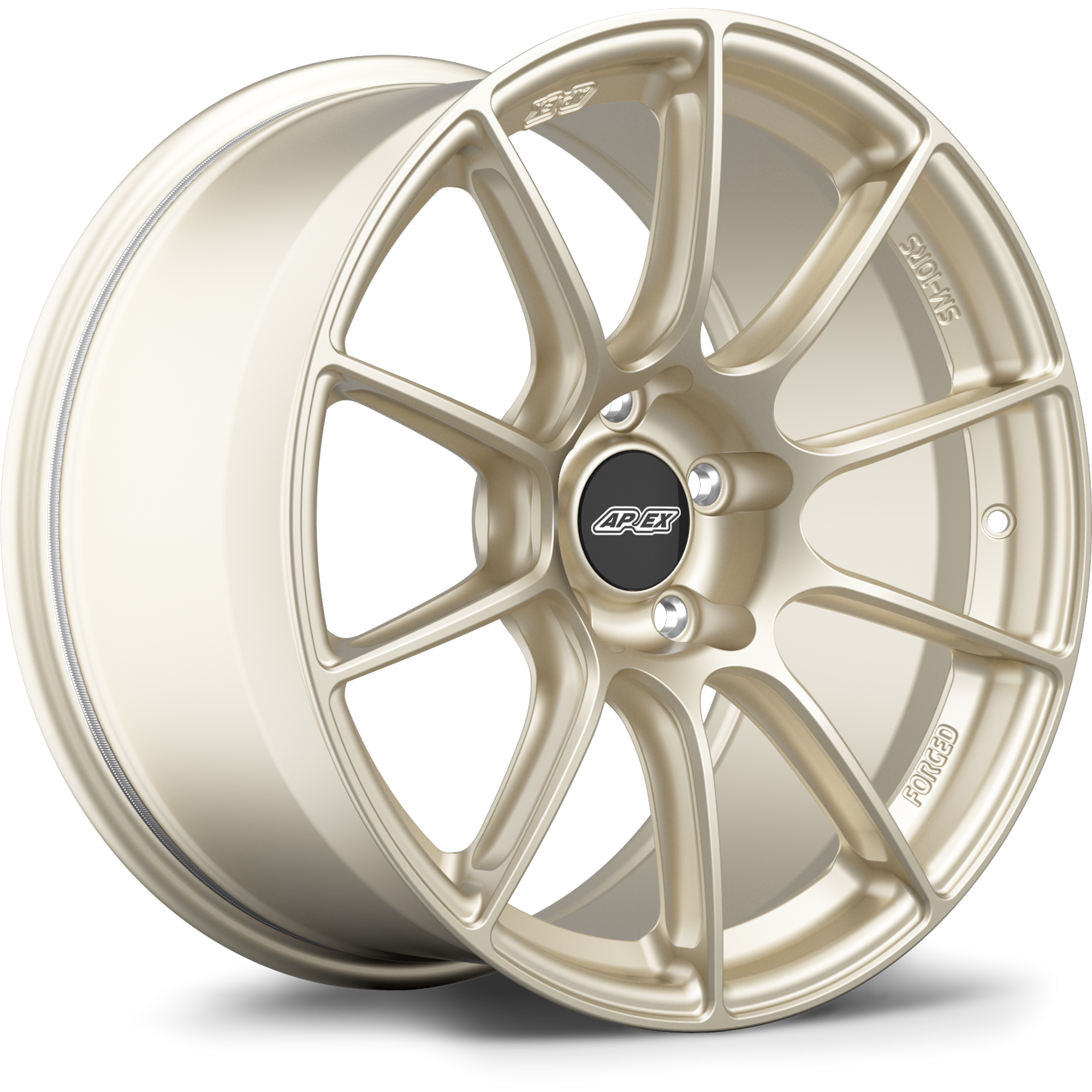 Apex SM-10RS Forged Alloy Wheel 18x10.5 ET44 5x130 Motorsport Gold 71.6mm CB