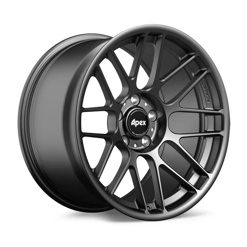 Apex ARC-8RT Forged Alloy Wheel 17x9 ET42 5x120 Satin Black 72.56mm CB