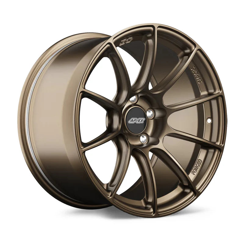 Apex SM-10RS Forged Alloy Wheel 19x9.5 ET29 5x114.3 Satin Bronze 64.1mm CB