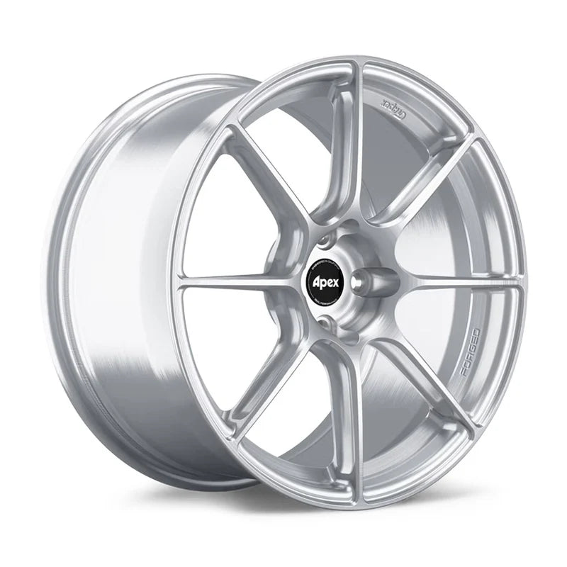 Apex SM-8RS Forged Alloy Wheel 17x9 ET45 4x100 Brushed Clear 54.1mm CB