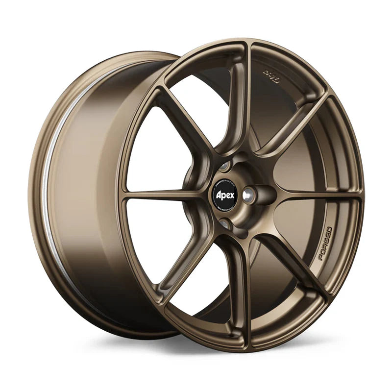 Apex SM-8RS Forged Alloy Wheel 17x9 ET45 4x100 Satin Bronze 54.1mm CB