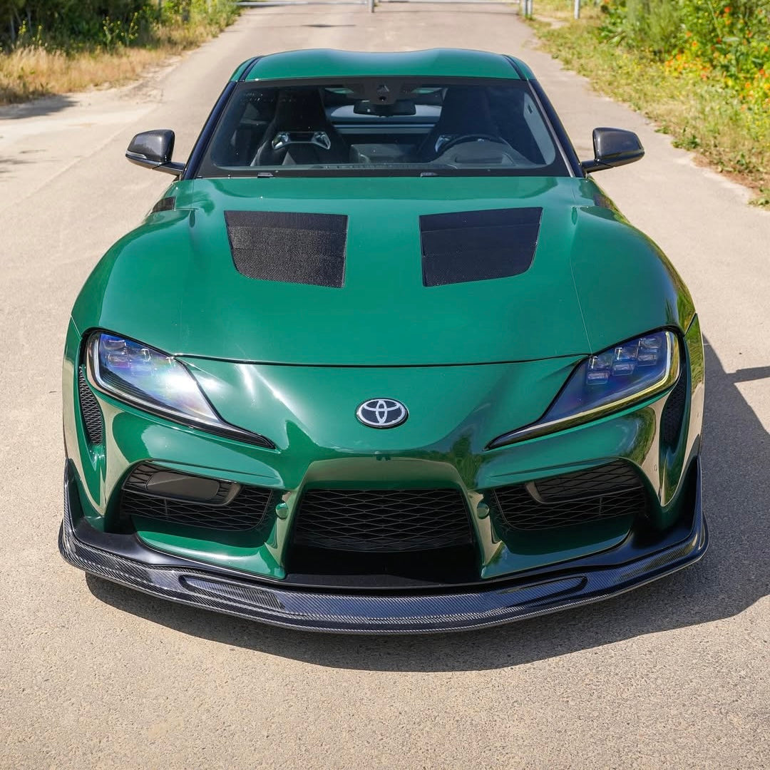 TOYOTA GR SUPRA A90 CARBON FIBRE FRONT SPLITTER (2019+)