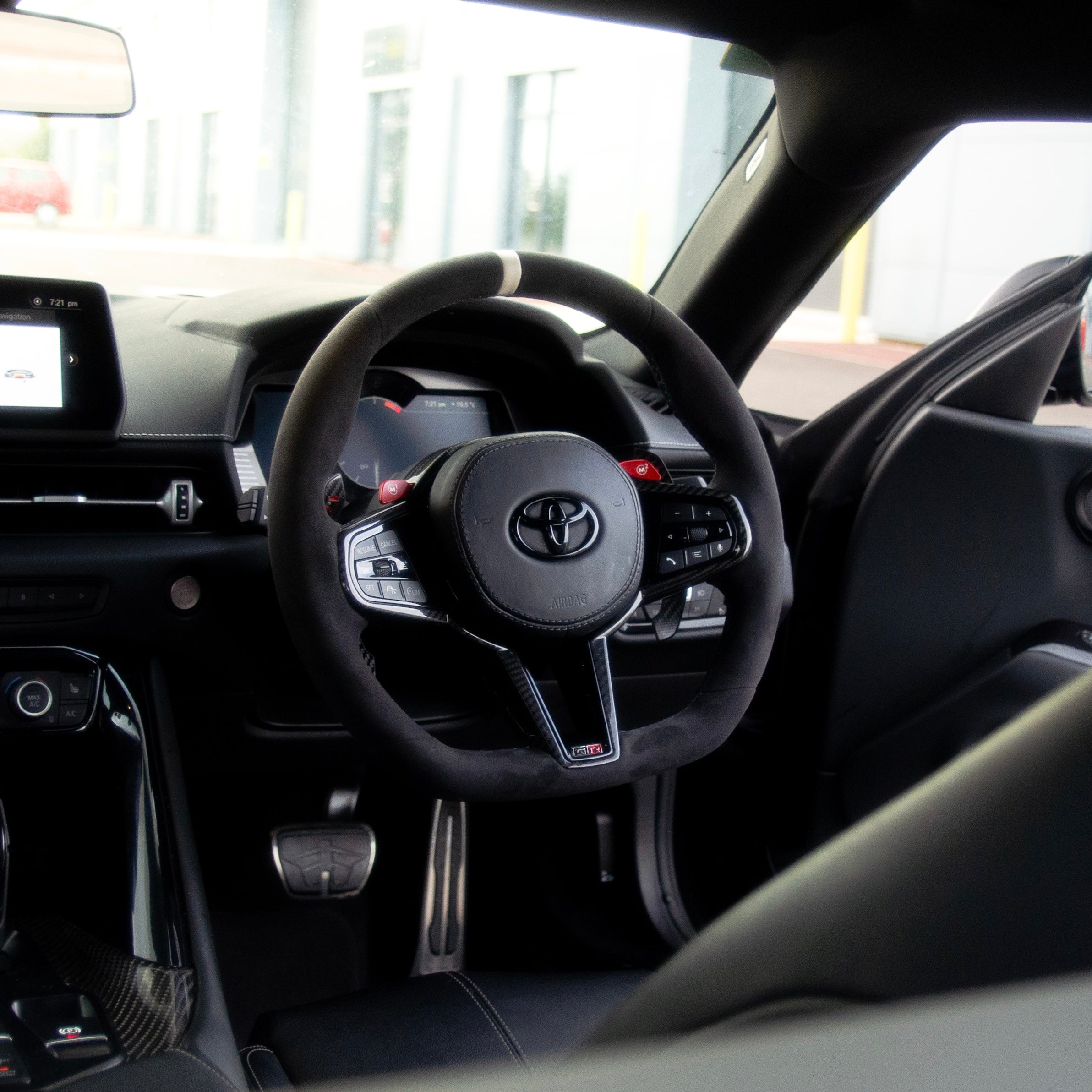 TOYOTA GR SUPRA A90 BMW G8X CS STEERING WHEEL (2019+)