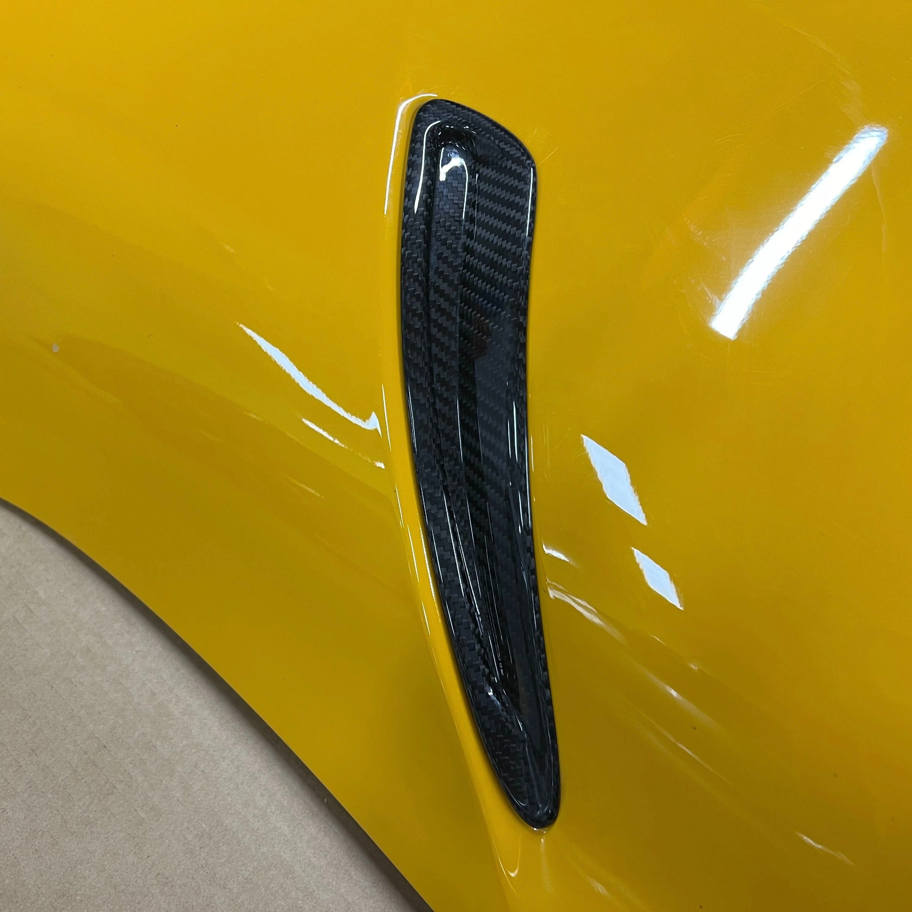 TOYOTA GR SUPRA A90 PRE-PREG CARBON FIBRE BONNET VENT (2019+)