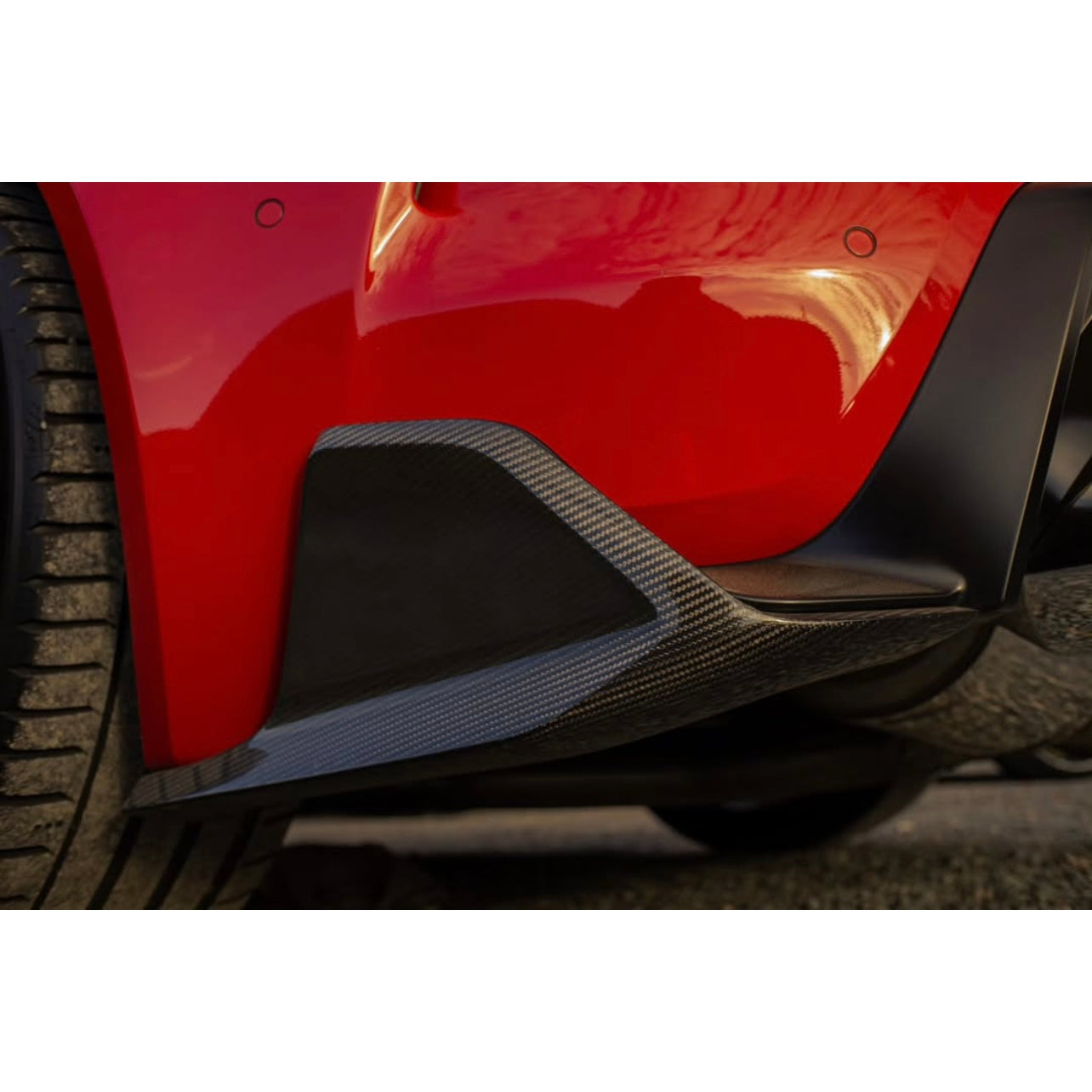 TOYOTA GR SUPRA A90 CARBON FIBRE REAR SPATS (2019+)