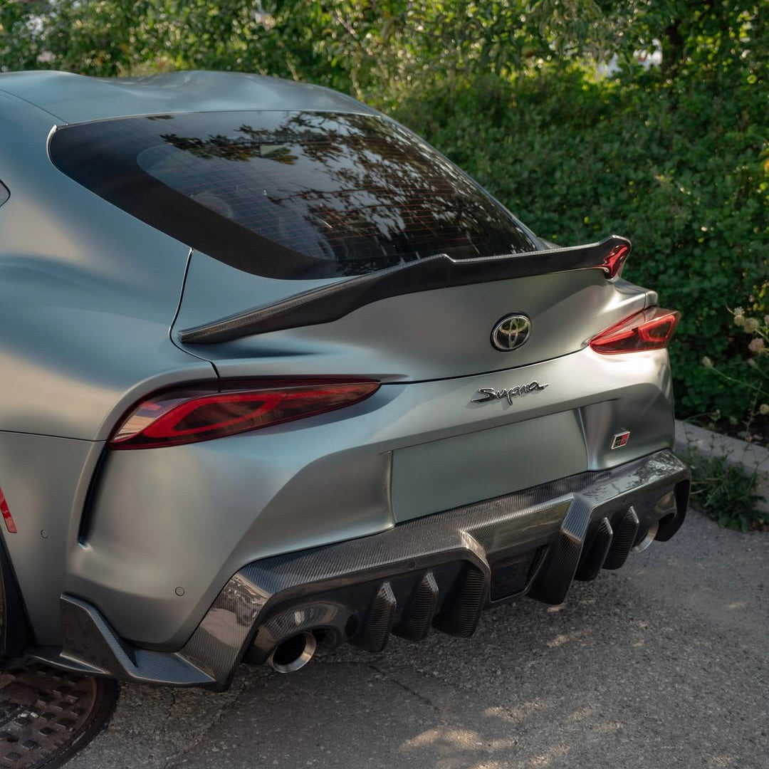 TOYOTA GR SUPRA A90 PRE-PREG CARBON FIBRE REAR DIFFUSER (2019+)