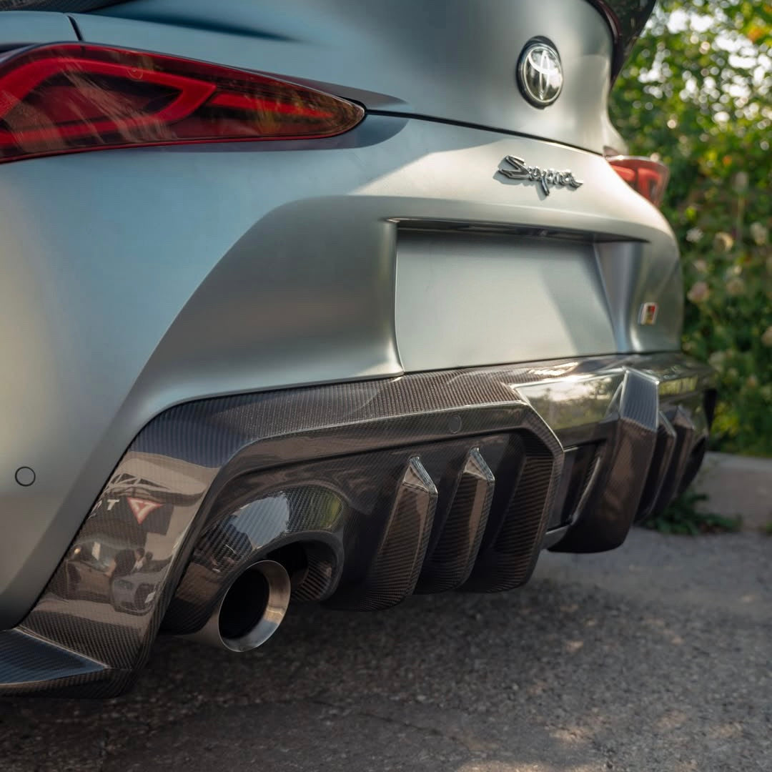TOYOTA GR SUPRA A90 CARBON FIBRE REAR DIFFUSER (2019+)