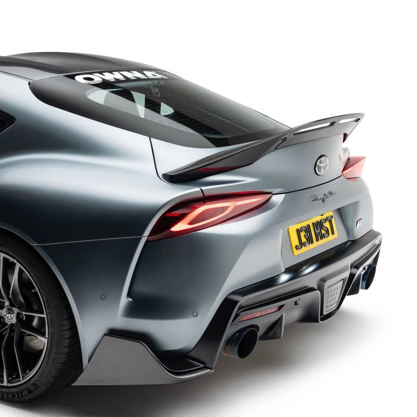 TOYOTA GR SUPRA A90 CARBON FIBRE SPOILER LIP (2019+)