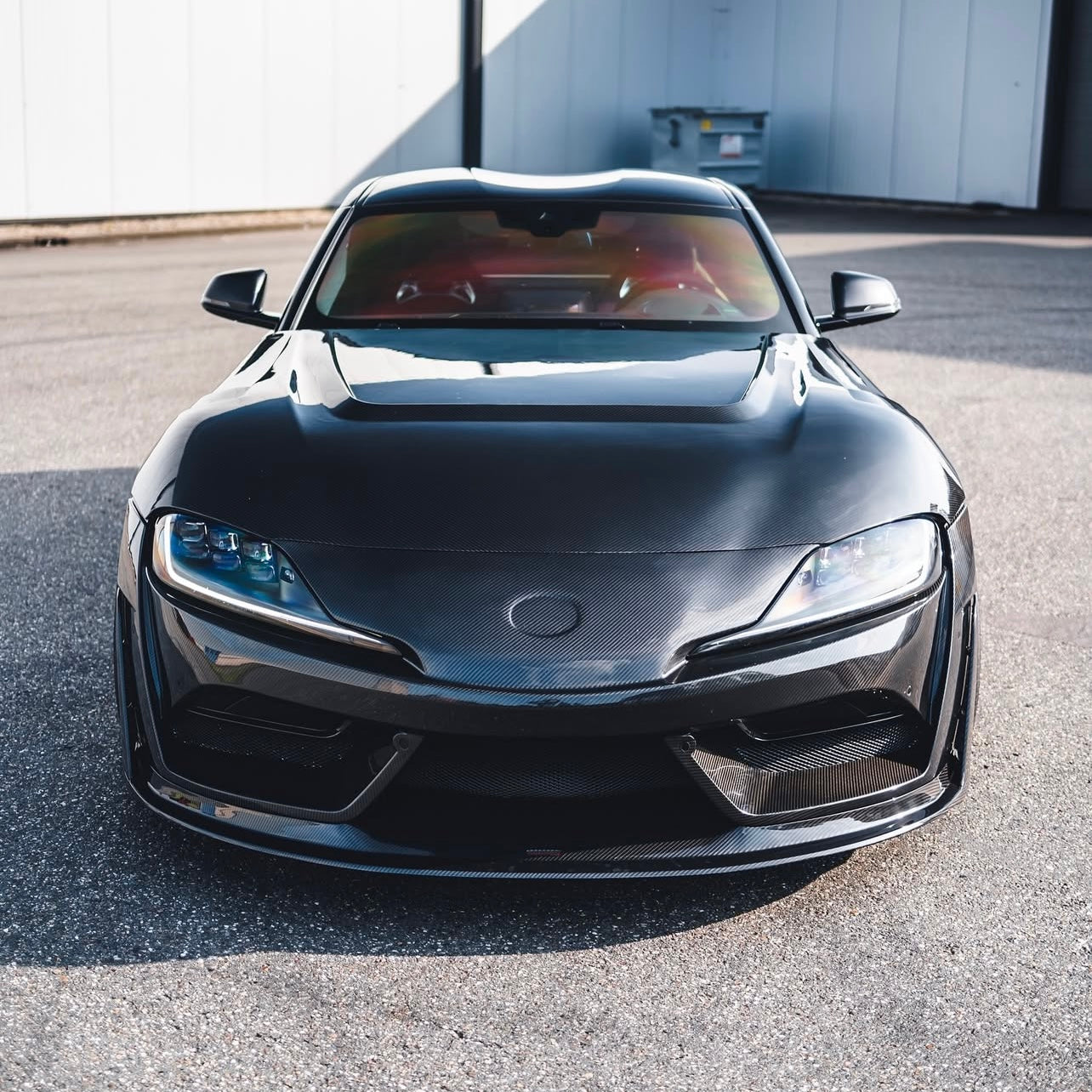 TOYOTA SUPRA FRONT BUMPER + FRONT LIP MK5.5 PRE-PREG CARBON FIBER