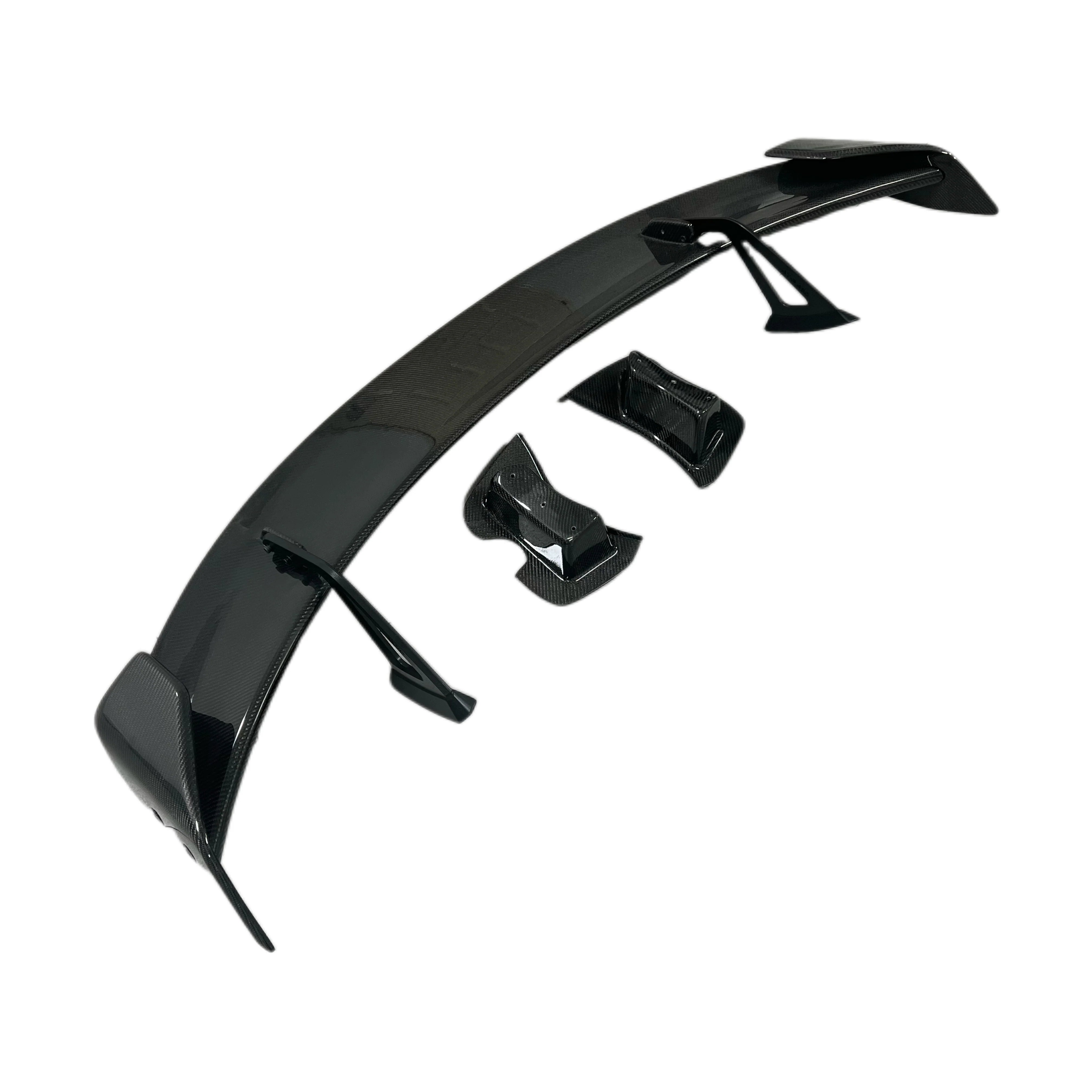 TOYOTA GR SUPRA A90 PRE-PREG CARBON FIBRE R1 SWAN NECK REAR WING (2019+)