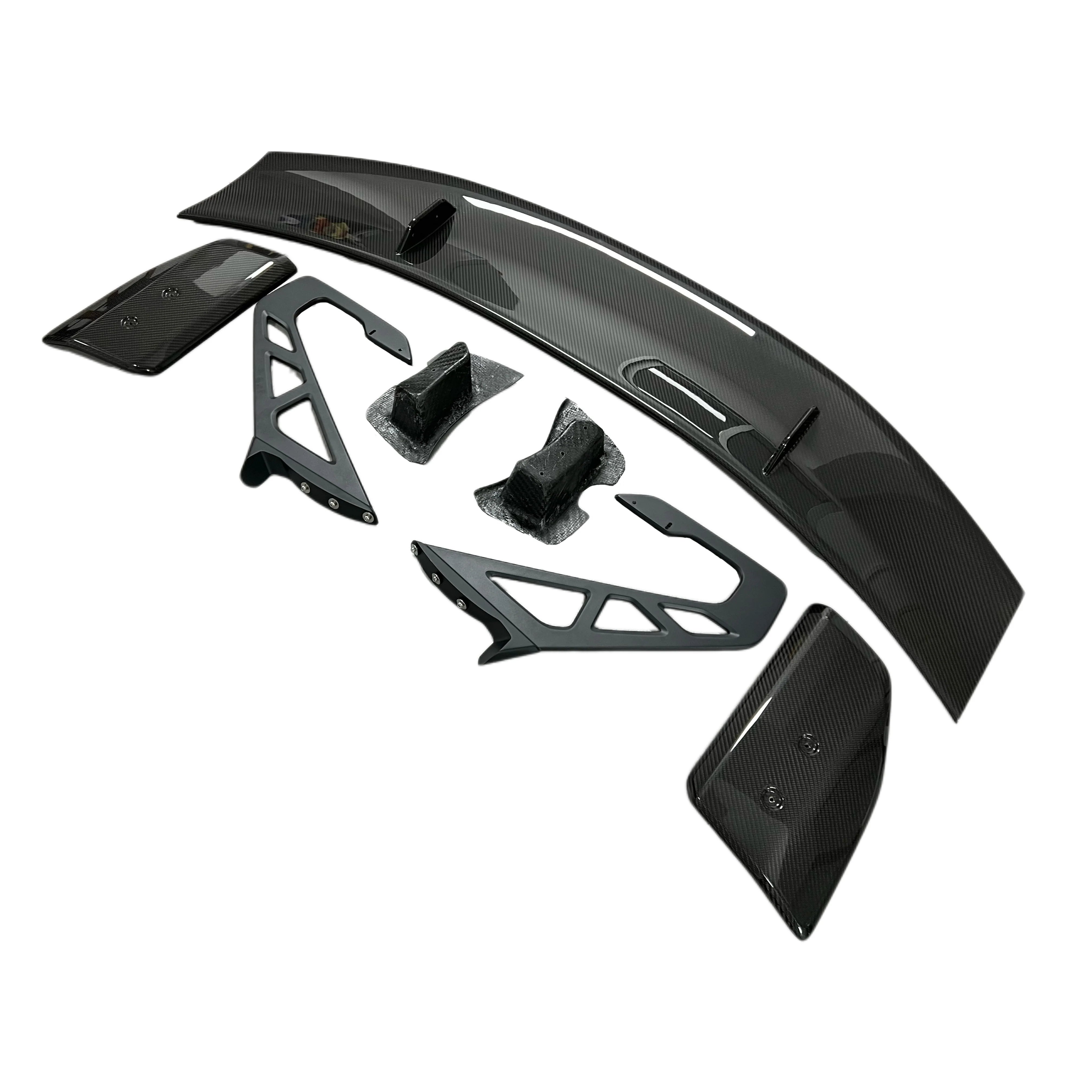 TOYOTA GR SUPRA A90 PRE-PREG CARBON FIBRE V3 REVERSE SWAN NECK REAR WING (2019+)