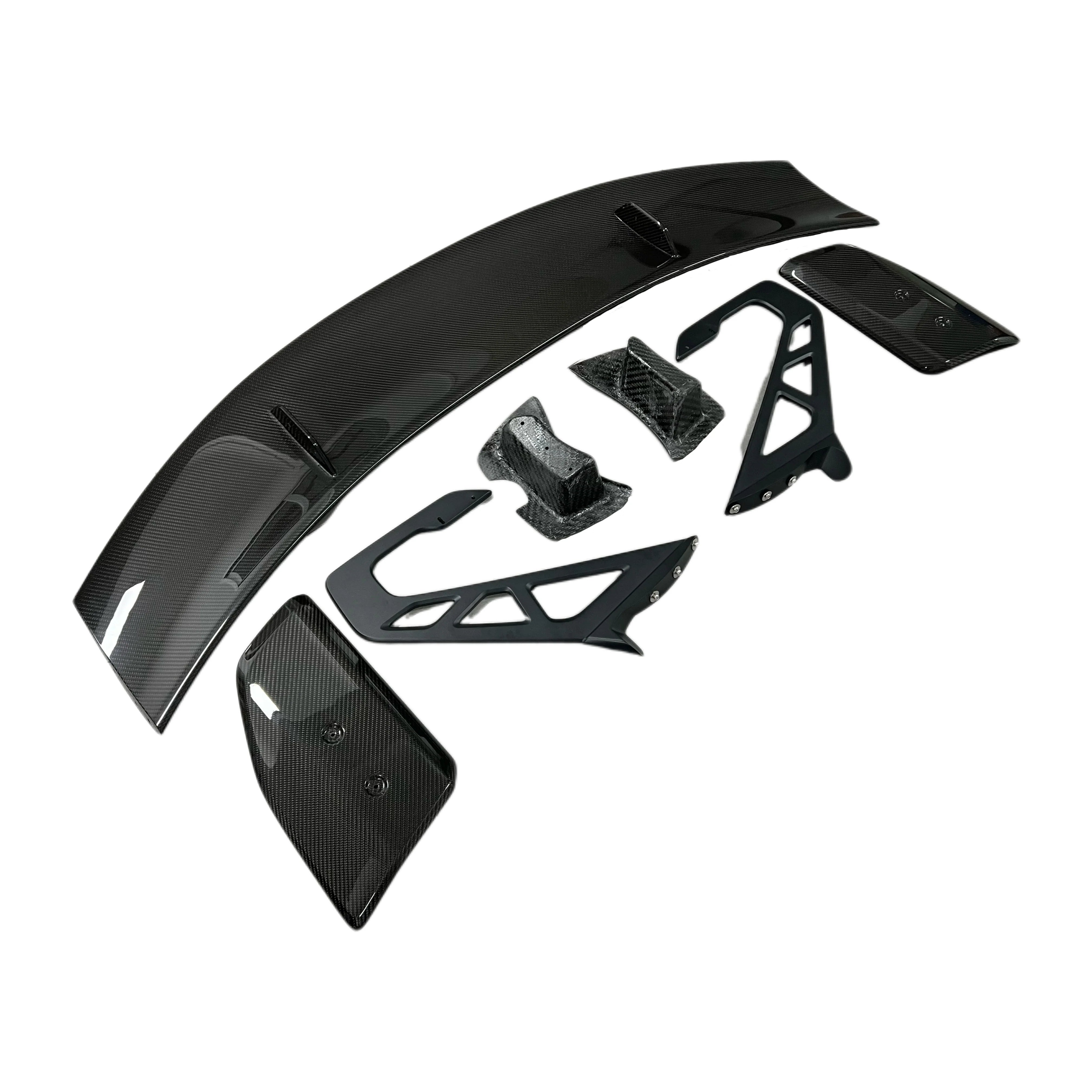 TOYOTA GR SUPRA A90 PRE-PREG CARBON FIBRE V3 REVERSE SWAN NECK REAR WING (2019+)