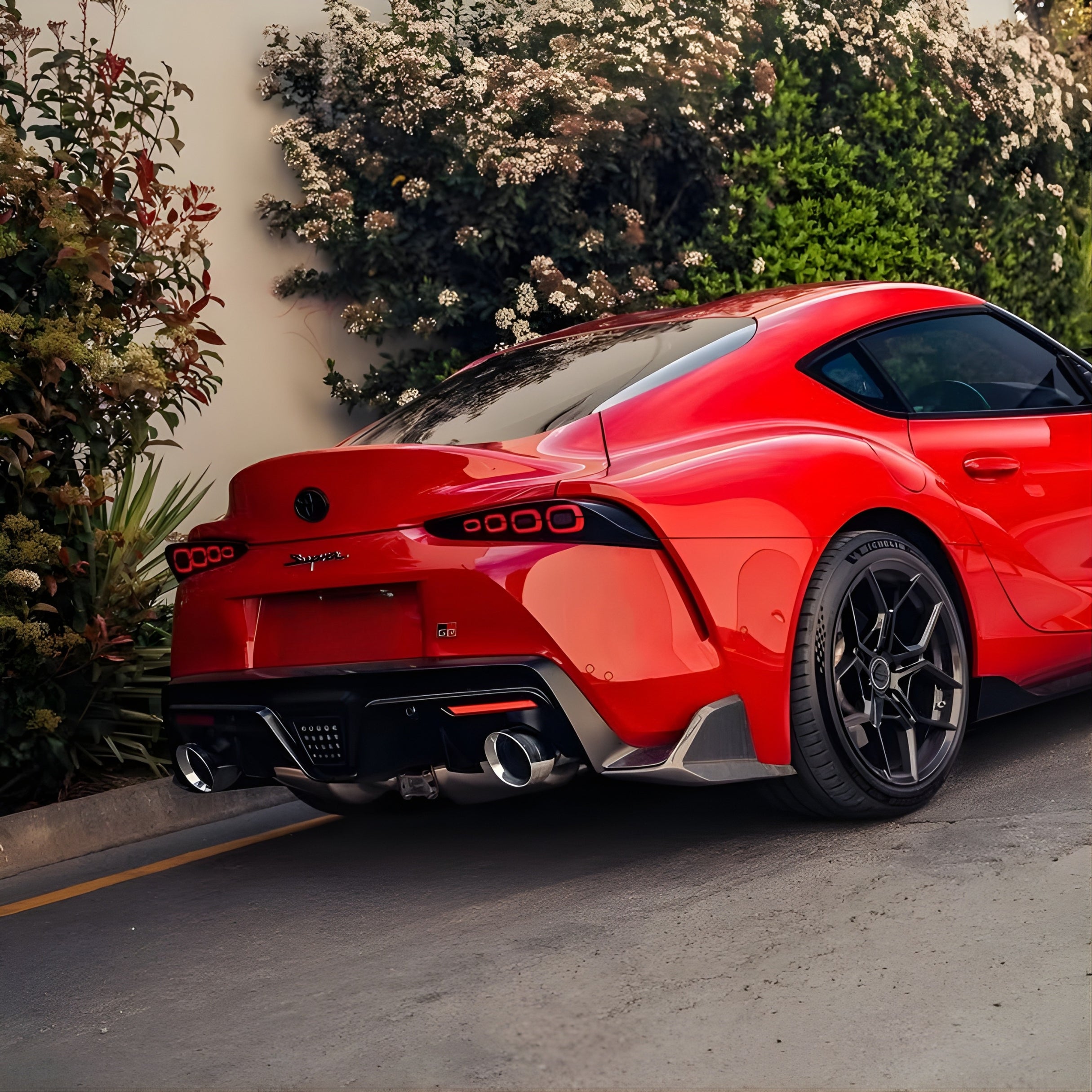 TOYOTA GR SUPRA A90 CARBON FIBRE REAR SPATS (2019+)