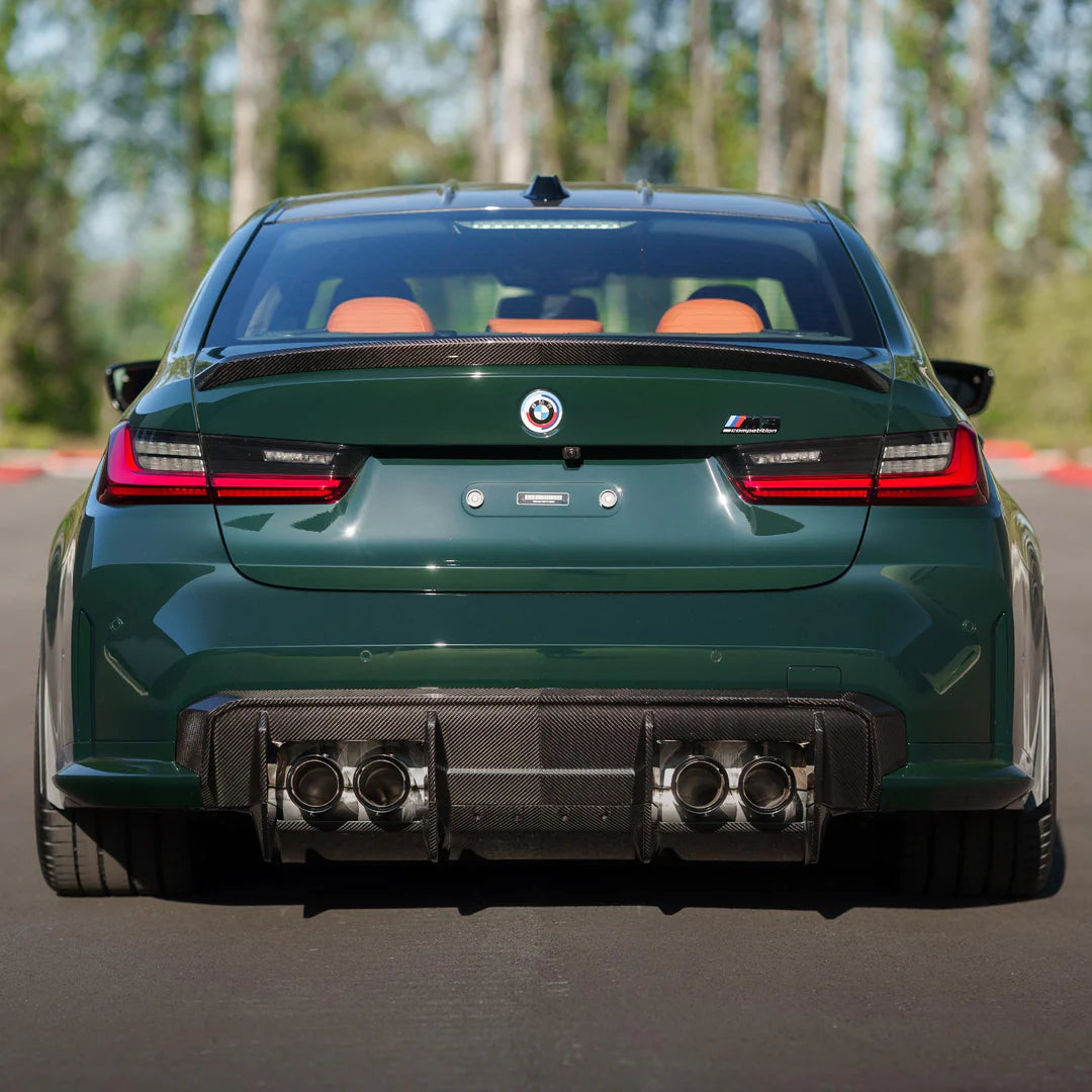 BMW M3 M4 G80/G82/G83 PRE-PREG CARBON FIBER REAR DIFFUSER (2021+)