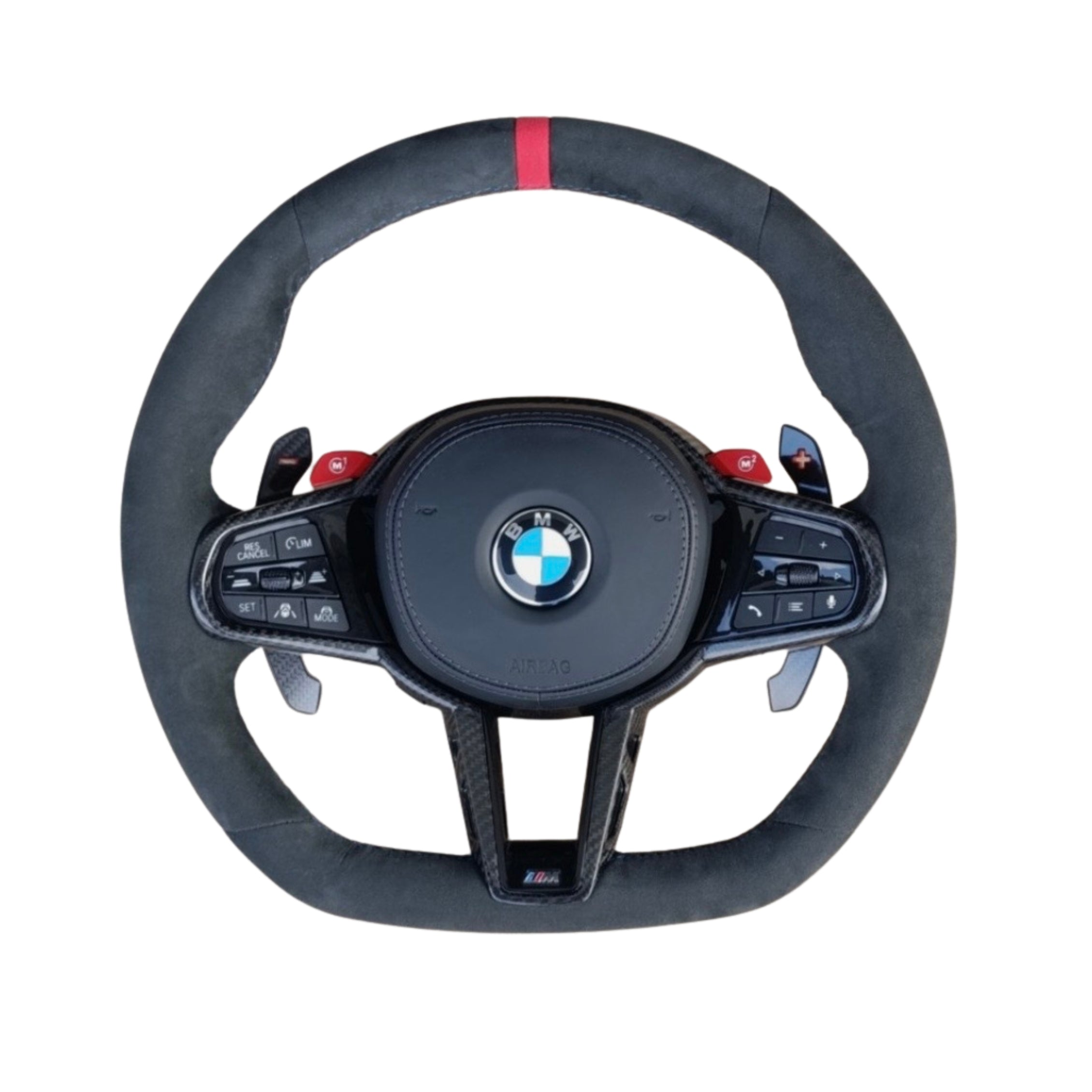 BMW M8 F91/F92/F93 CARBON FIBRE G8X CS STYLE STEERING WHEEL (2018+)