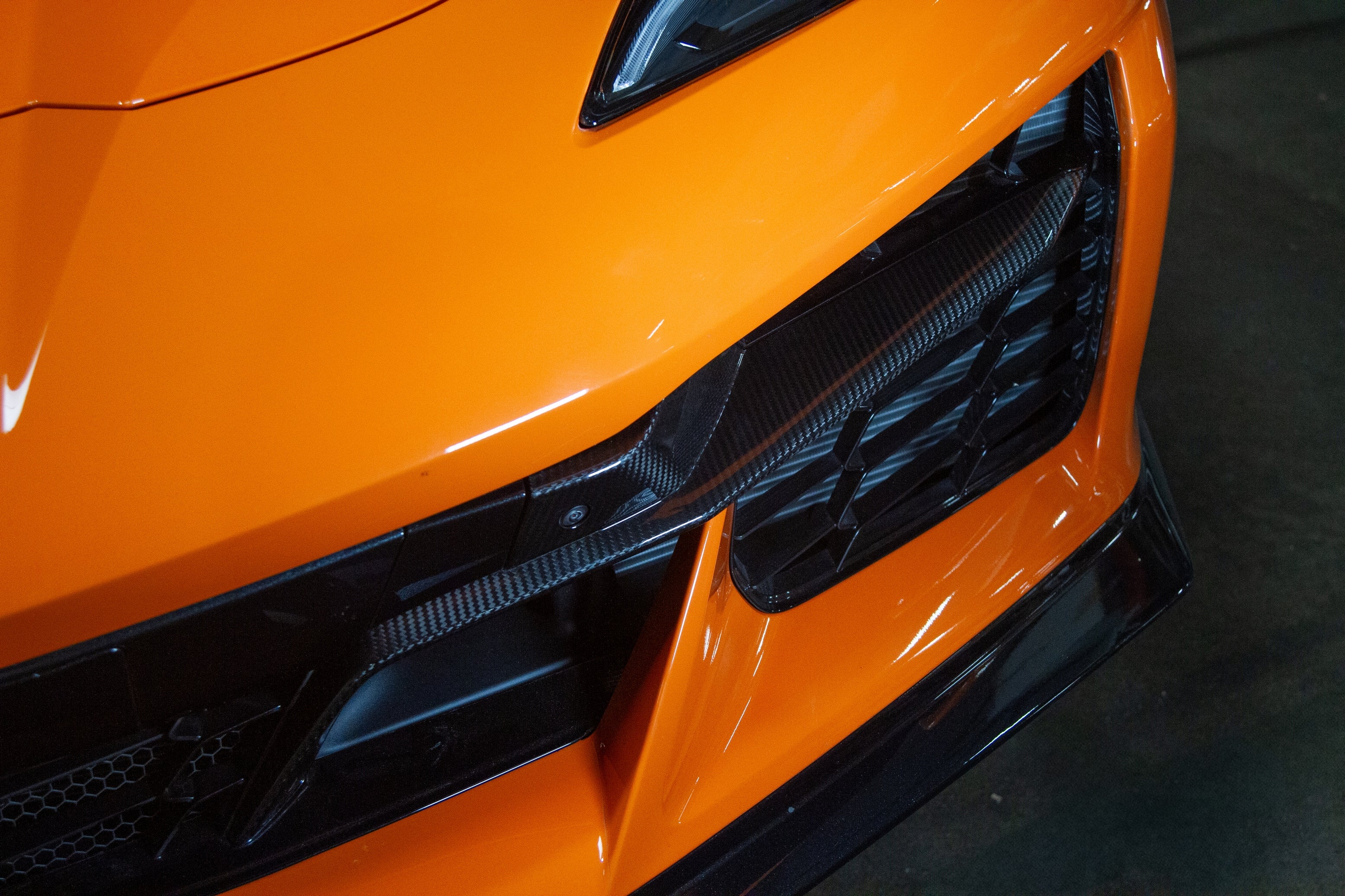 Chevrolet Corvette C8 Z06 Front Bumper Grill Inserts 2024 - Current