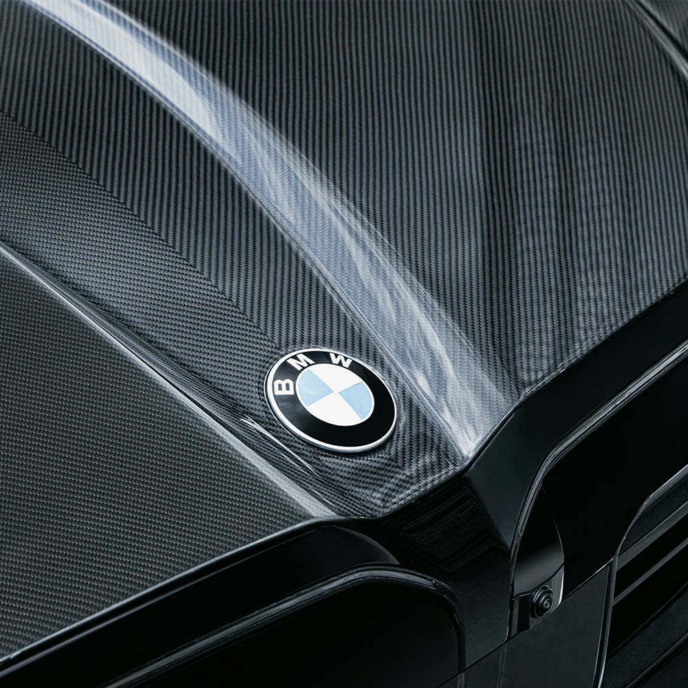 SOOQOO BMW M5 G90 G99 PREPREG CARBON FIBRE VENTED HOOD
