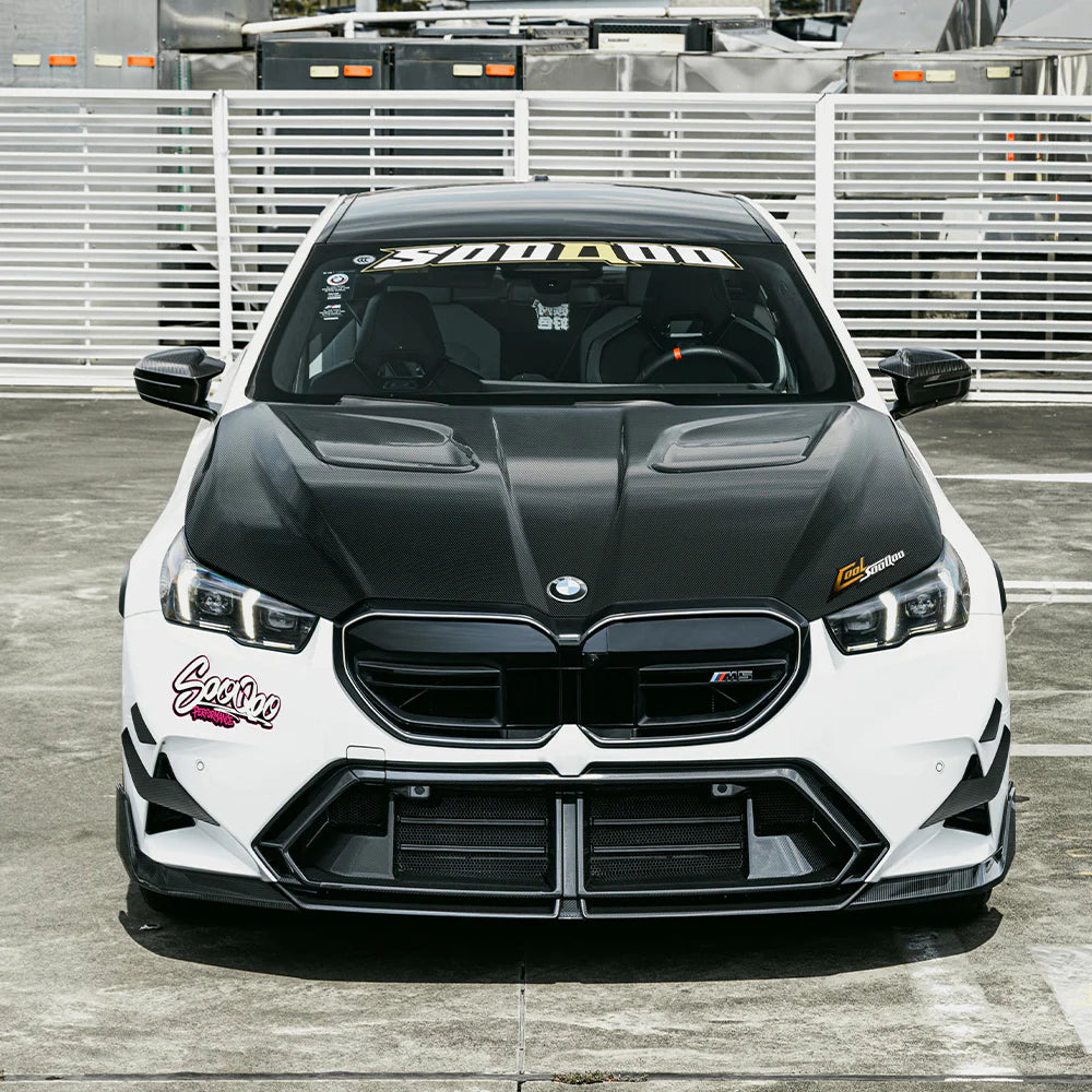 SOOQOO BMW M5 G90 G99 PREPREG CARBON FIBRE VENTED HOOD