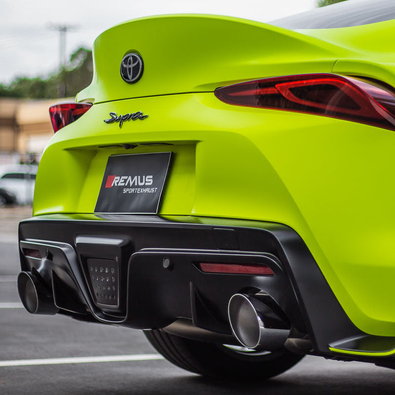 REMUS TOYOTA SUPRA A90 MK5 RACING AXLE BACK EXHAUST SYSTEM