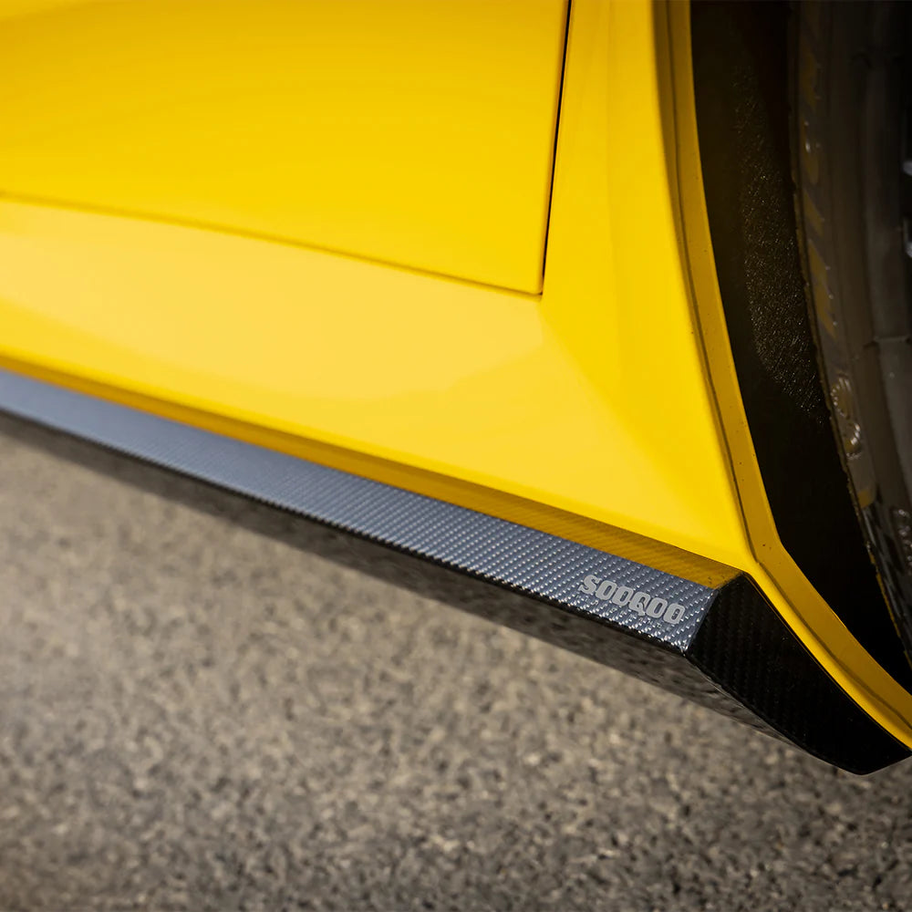 SOOQOO BMW M5 G90 G99 PREPREG CARBON FIBRE SIDE SKIRTS