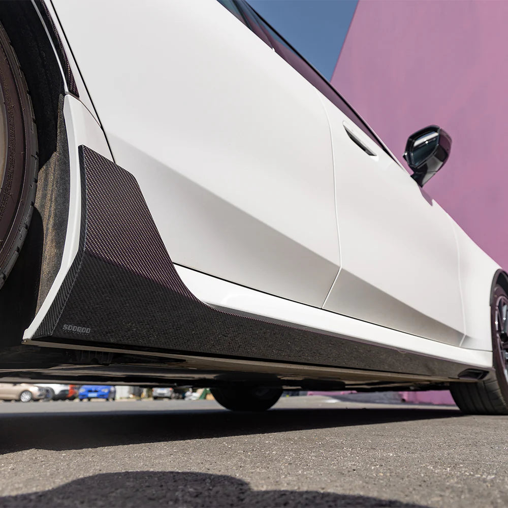SOOQOO BMW M5 G90 G99 PREPREG CARBON FIBRE SIDE SKIRTS