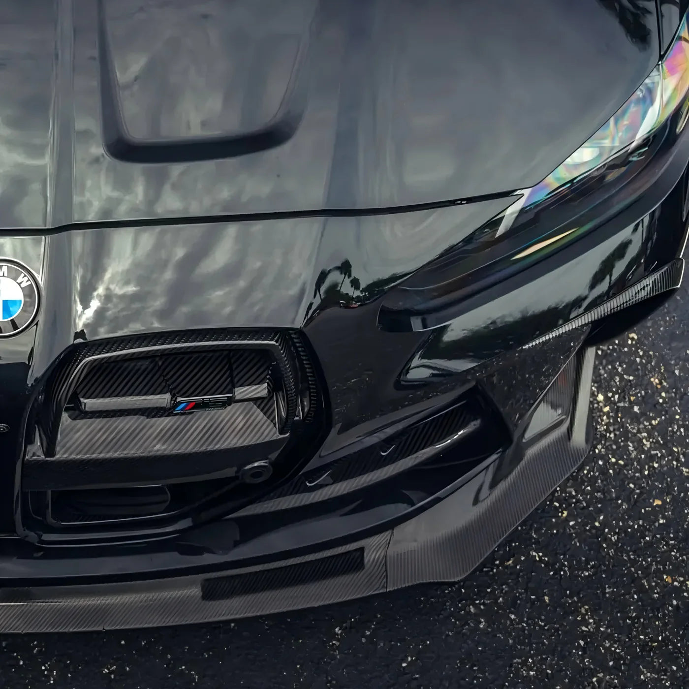 SOOQOO BMW M3 G80 G81 M4 G82 G83 PREPREG CARBON FIBRE SQ-V FRONT GRILLE