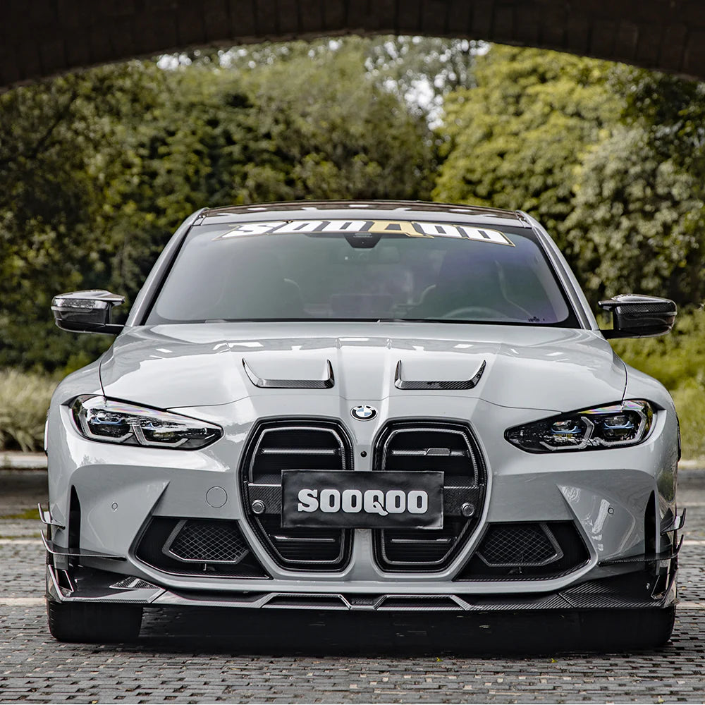 SOOQOO BMW M3 G80 M4 G82 PREPREG CARBON FIBRE FRONT LIP