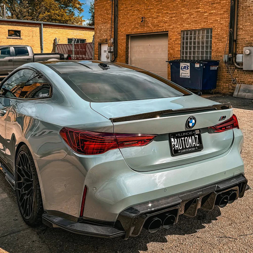 SOOQOO BMW M4 G82 G83 PREPREG CARBON FIBRE REAR DIFFUSER SET