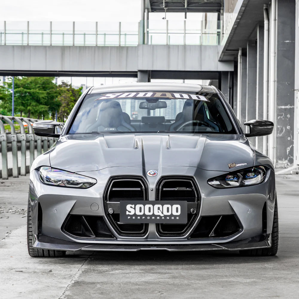 SOOQOO BMW M3 G80 M4 G82 PREPREG CARBON FIBRE FRONT LIP