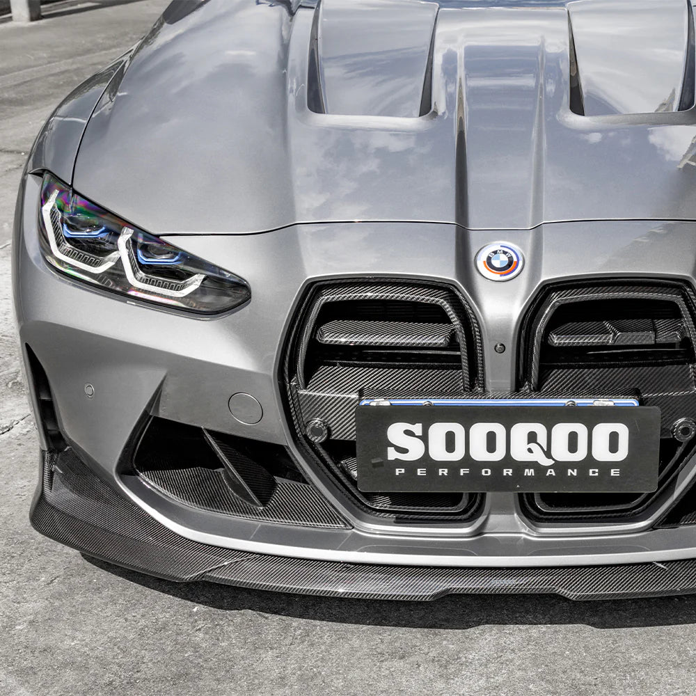 SOOQOO BMW M3 G80 M4 G82 PREPREG CARBON FIBRE FRONT LIP