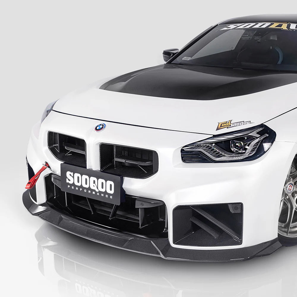SOOQOO BMW M2 G87 PREPREG CARBON FIBRE FRONT LIP
